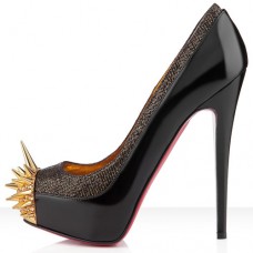 Christian Louboutin Asteroid 140mm Platforms Fekete