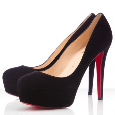 Christian Louboutin Bianca 120 mm-es platformos fekete cipő
