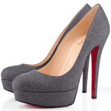 Christian Louboutin Bianca 140mm Platforms Világosszürke Christian Louboutin Bianca 140mm Platforms Világosszürke