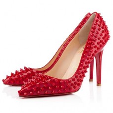 Christian Louboutin Pigalle 100 mm-es szandál, rózsaszín, Párizs