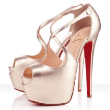 Christian Louboutin Exagona 160mm szandál platina
