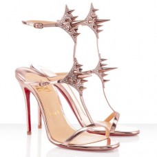 Christian Louboutin Lady Max 100mm szandál, nude