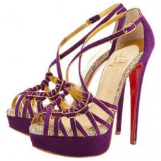 Christian Louboutin Mignons 140 mm-es Parme szandál