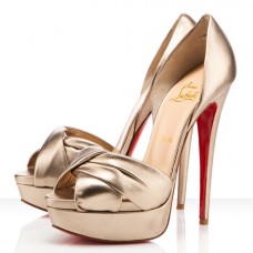 Christian Louboutin Volpi 140mm szandál platina