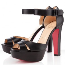 Christian Louboutin Woodaola 120mm szandál, fekete