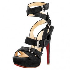 Christian Louboutin Toutenkaboucle 140mm szandál fekete