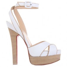 Christian Louboutin Vivaeva 160mm szandál fehér