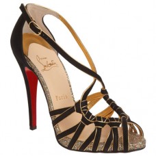Christian Louboutin Mignons 140 mm-es szandál fekete