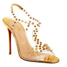 Christian Louboutin J-Lissimo 100mm szandál, arany