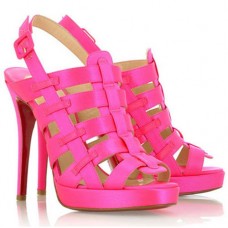 Christian Louboutin Paquita 120mm szandál, rózsaszín, Matador