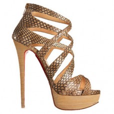 Christian Louboutin Balota 140mm szandál Python