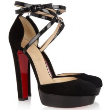 Christian Louboutin La Favorita 140mm szandál, fekete