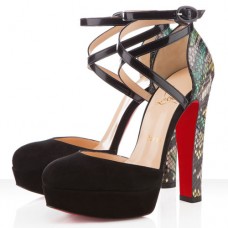 Christian Louboutin La Favorita 140mm szandál, zöld