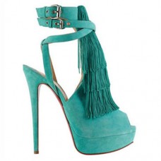 Christian Louboutin Change Of The Guard 140mm szandál, Caraibes