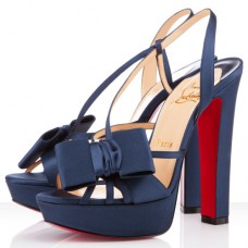 Christian Louboutin Disconoeud 140mm szandál sötétkék