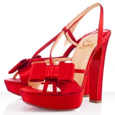 Christian Louboutin Disconoeud 140mm szandál, piros