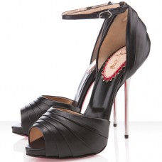 Christian Louboutin Armadillo Bride 120mm szandál, fekete