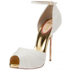 Christian Louboutin Armadillo Bride 120mm szandál, fehér