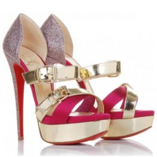 Christian Louboutin Ambertina 140 mm-es szandál többszínű