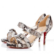 Christian Louboutin Atalanta 80mm szandál, fekete, 42