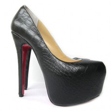 Christian Louboutin Daffodile 160 mm-es platformos szandál, fekete Christian Louboutin Daffodile 160 mm-es platformos szandál, fekete