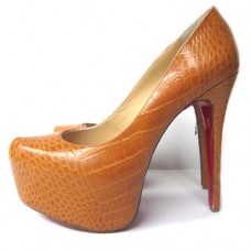 Christian Louboutin Daffodile 160 mm-es platformos szandál barna Christian Louboutin Daffodile 160 mm-es platformos szandál barna