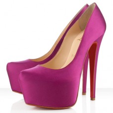 Christian Louboutin Daffodile 160 mm-es platformos szandál, rózsaszín Matador