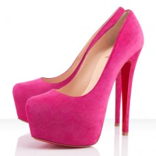 Christian Louboutin Daffodile 160 mm-es platformos szandál, rózsaszín Matador