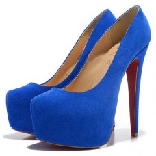 Christian Louboutin Daffodile 160 mm-es platformos cipő kék Christian Louboutin Daffodile 160 mm-es platformos cipő kék