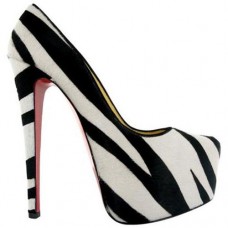 Christian Louboutin Daffodile 160 mm-es platformos zebracipő Christian Louboutin Daffodile 160 mm-es platformos zebracipő