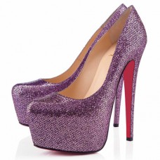 Christian Louboutin Daffodile 160 mm-es platformos szandál Parme