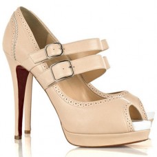 Christian Louboutin Luly 140 mm-es Mary Jane Pumps Pink