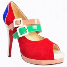 Christian Louboutin Lillian 140mm Mary Jane Pumps Multicolour