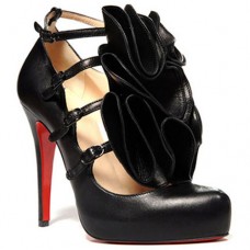 Christian Louboutin Dillian 120 mm-es Mary Jane Pumps Fekete