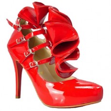 Christian Louboutin Dillian 120mm Mary Jane Pumps Piros