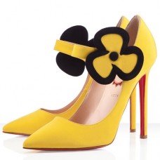Christian Louboutin Pensee 120 mm-es Mary Jane Pumps Canari