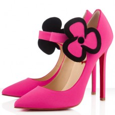 Christian Louboutin Pensee 120 mm-es Mary Jane Pumps cipő, rózsaszín Matador