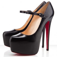 Christian Louboutin Lady Daf 160 mm-es Mary Jane Pumps Fekete