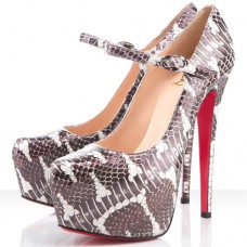Christian Louboutin Lady Daf 160 mm-es Mary Jane Pumps Szandál, Perlato Viola