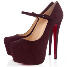 Christian Louboutin Lady Daf 160mm Mary Jane Pumps Szilva