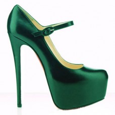 Christian Louboutin Lady Daf 160mm Mary Jane Pumps Zöld
