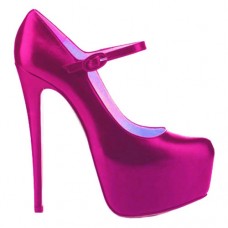 Christian Louboutin Lady Daf 160 mm-es Mary Jane Pumps cipő, rózsaszín Matador