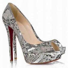 Christian Louboutin Banana 140 mm-es peep toe cipők többszínűek