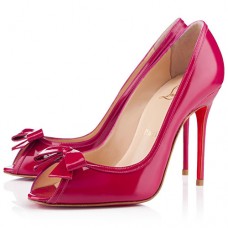 Christian Louboutin Milady 100 mm-es peep toe cipő rózsaszín