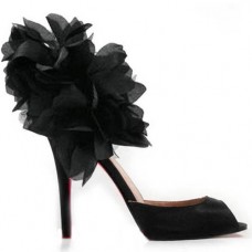 Christian Louboutin Carnaval 120mm Szandál Különleges Alkalmakra Fekete