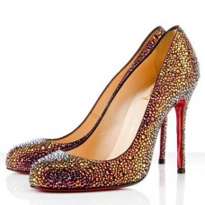 Christian Louboutin Fifi Strass 100mm Különleges Alkalmakra Vulkán