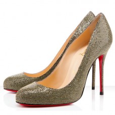 Christian Louboutin Fifi 100mm Pumps Arany