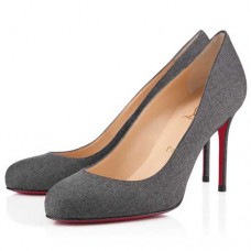 Christian Louboutin Fifi 80mm Pumps Világosszürke