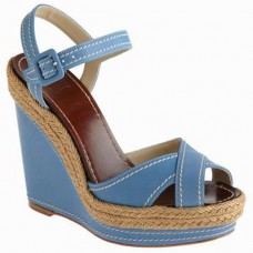 Christian Louboutin Almeria 120mm ékszíjas szandál kék