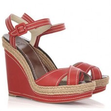 Christian Louboutin Almeria 120mm ékszíj piros